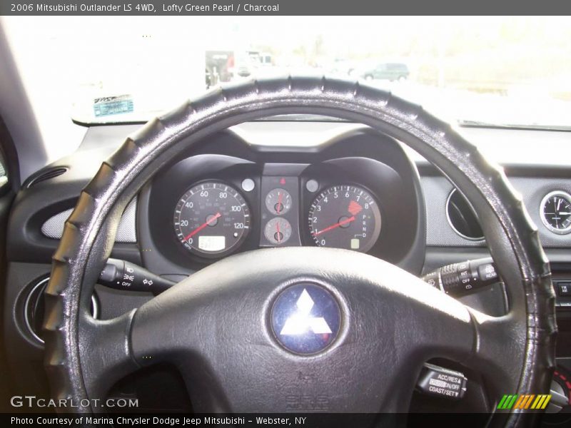Lofty Green Pearl / Charcoal 2006 Mitsubishi Outlander LS 4WD