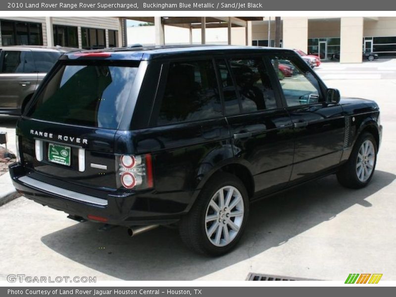 Buckingham Blue Metallic / Sand/Jet Black 2010 Land Rover Range Rover Supercharged