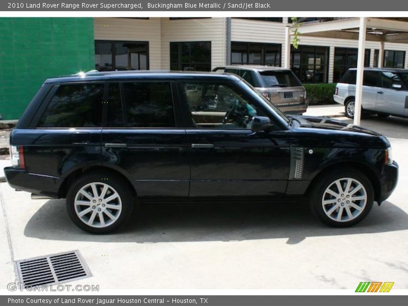 Buckingham Blue Metallic / Sand/Jet Black 2010 Land Rover Range Rover Supercharged