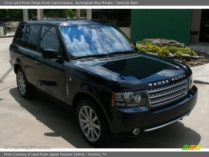 Buckingham Blue Metallic / Sand/Jet Black 2010 Land Rover Range Rover Supercharged