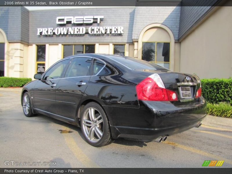 Black Obsidian / Graphite 2006 Infiniti M 35 Sedan