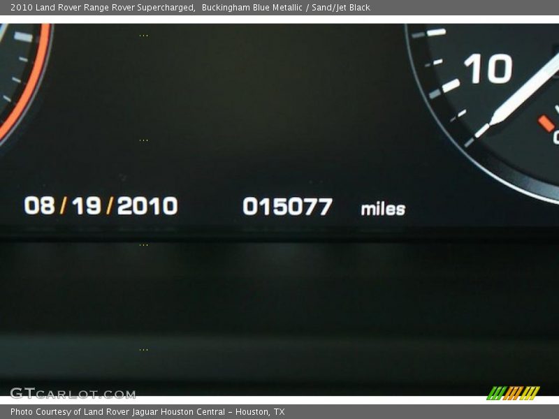 Buckingham Blue Metallic / Sand/Jet Black 2010 Land Rover Range Rover Supercharged