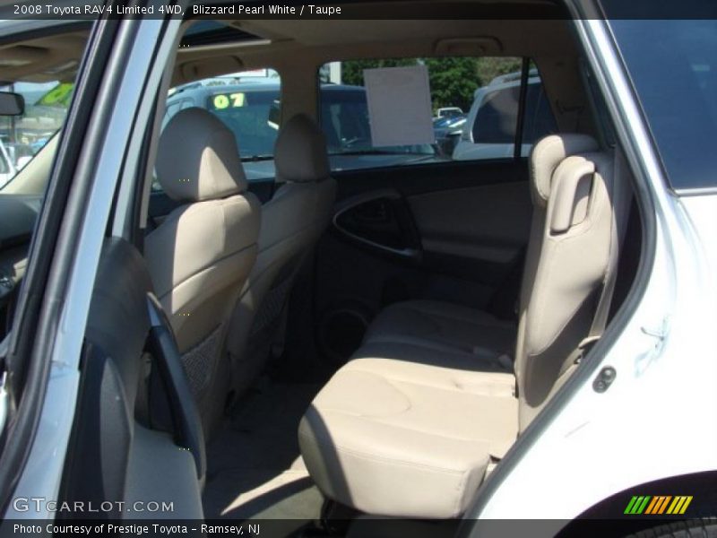 Blizzard Pearl White / Taupe 2008 Toyota RAV4 Limited 4WD