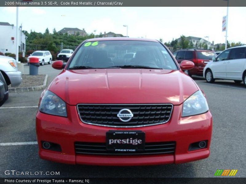 Code Red Metallic / Charcoal/Gray 2006 Nissan Altima 3.5 SE-R