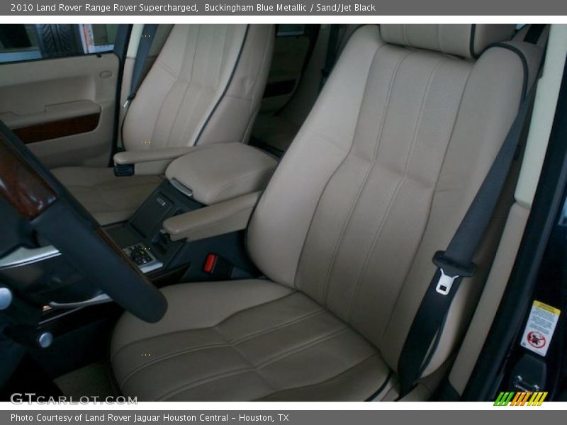 Buckingham Blue Metallic / Sand/Jet Black 2010 Land Rover Range Rover Supercharged