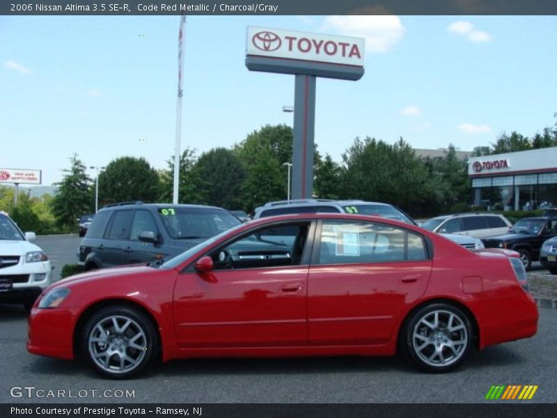 Code Red Metallic / Charcoal/Gray 2006 Nissan Altima 3.5 SE-R