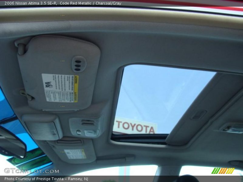Code Red Metallic / Charcoal/Gray 2006 Nissan Altima 3.5 SE-R
