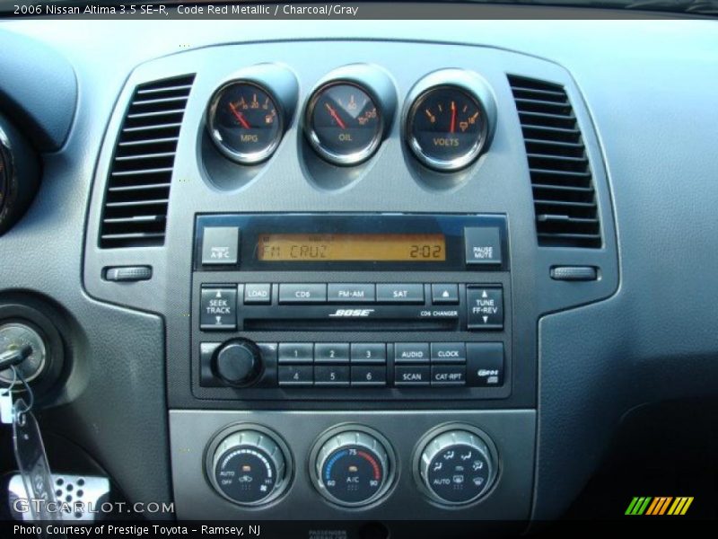 Code Red Metallic / Charcoal/Gray 2006 Nissan Altima 3.5 SE-R
