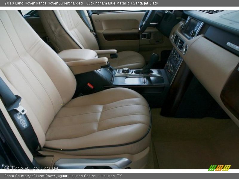 Buckingham Blue Metallic / Sand/Jet Black 2010 Land Rover Range Rover Supercharged