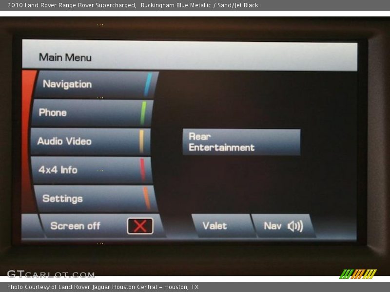 Buckingham Blue Metallic / Sand/Jet Black 2010 Land Rover Range Rover Supercharged