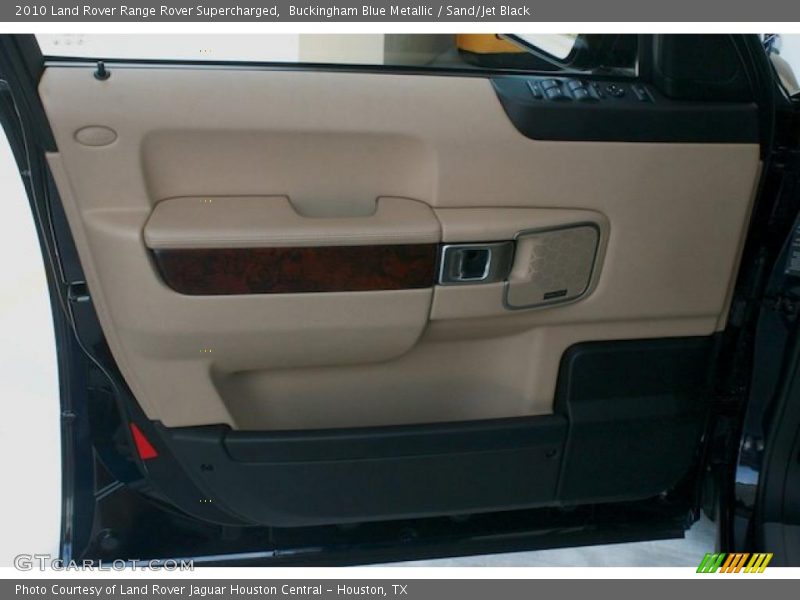 Buckingham Blue Metallic / Sand/Jet Black 2010 Land Rover Range Rover Supercharged