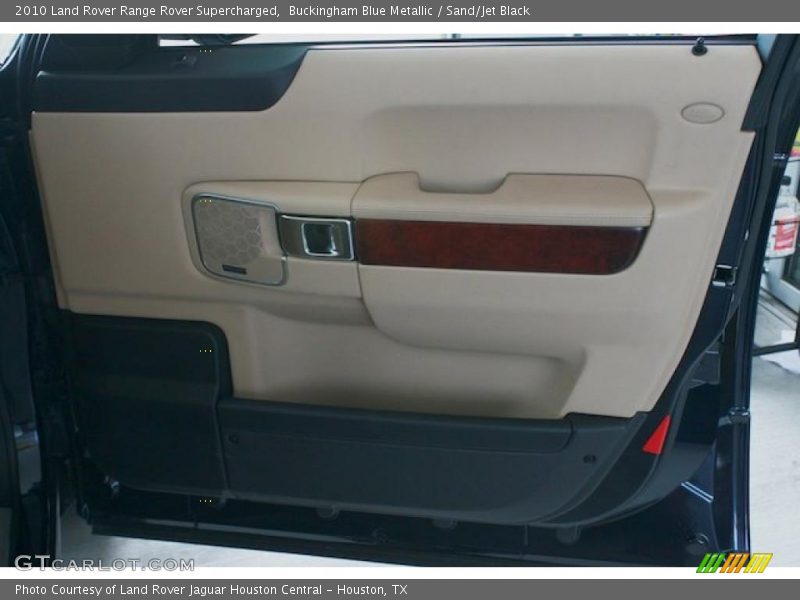 Buckingham Blue Metallic / Sand/Jet Black 2010 Land Rover Range Rover Supercharged