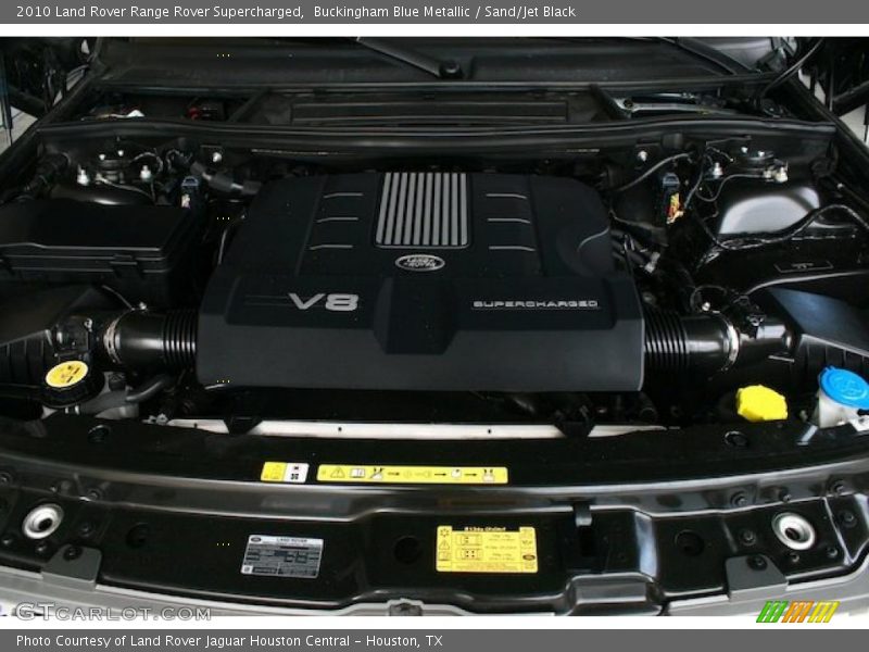 Buckingham Blue Metallic / Sand/Jet Black 2010 Land Rover Range Rover Supercharged