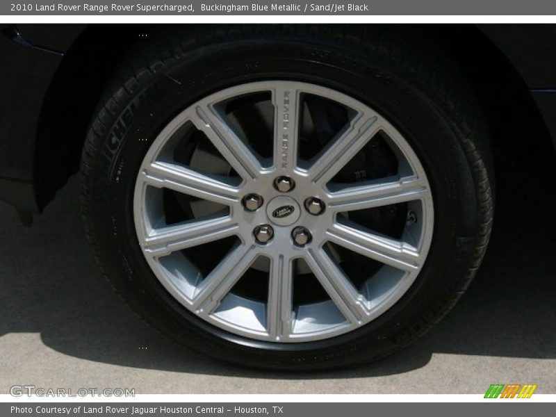 Buckingham Blue Metallic / Sand/Jet Black 2010 Land Rover Range Rover Supercharged