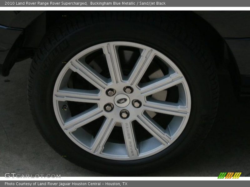 Buckingham Blue Metallic / Sand/Jet Black 2010 Land Rover Range Rover Supercharged