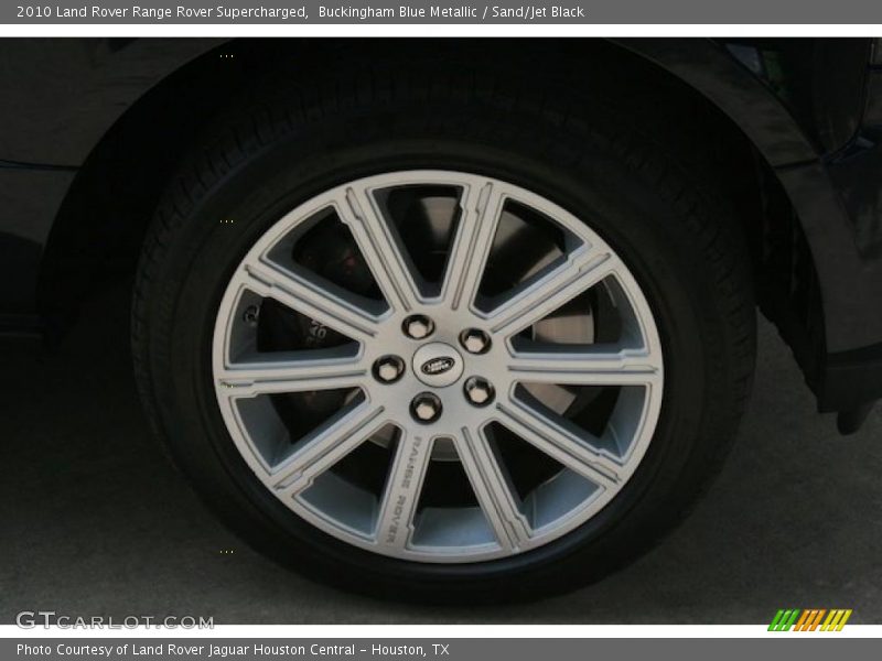 Buckingham Blue Metallic / Sand/Jet Black 2010 Land Rover Range Rover Supercharged