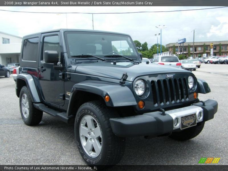 Steel Blue Metallic / Dark Slate Gray/Medium Slate Gray 2008 Jeep Wrangler Sahara 4x4