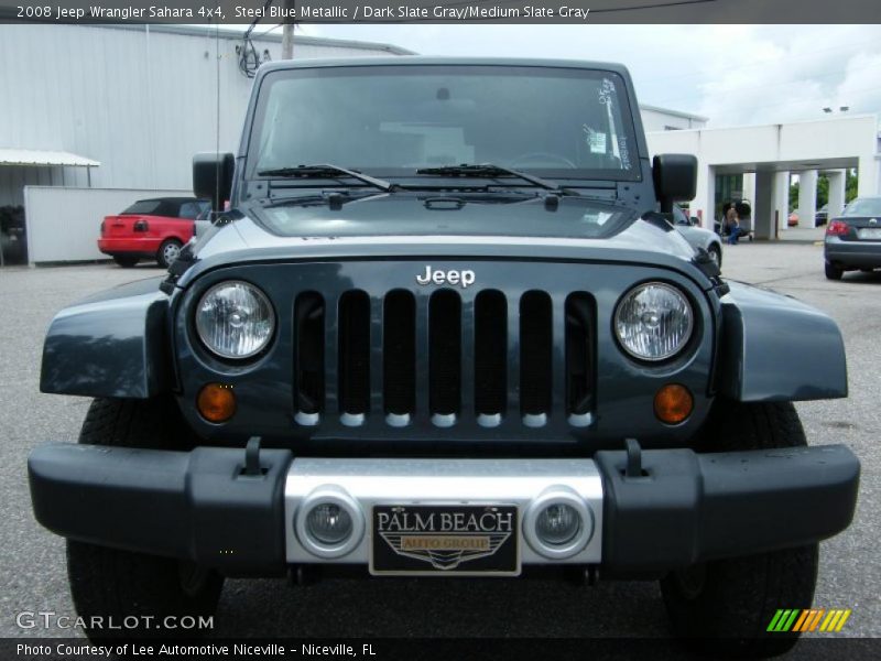 Steel Blue Metallic / Dark Slate Gray/Medium Slate Gray 2008 Jeep Wrangler Sahara 4x4