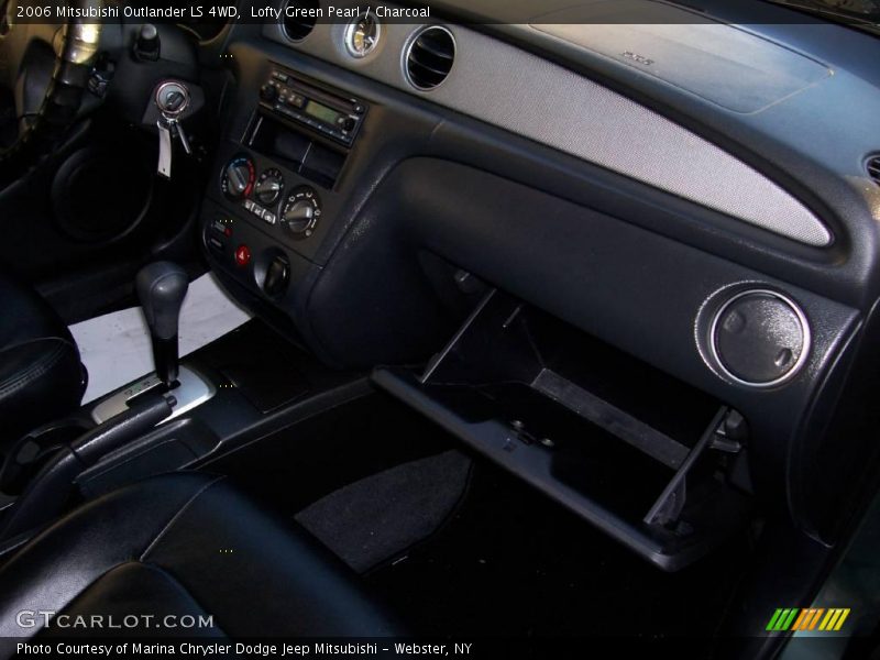 Lofty Green Pearl / Charcoal 2006 Mitsubishi Outlander LS 4WD