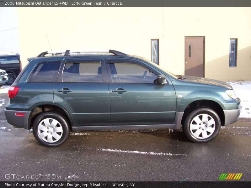 Lofty Green Pearl / Charcoal 2006 Mitsubishi Outlander LS 4WD