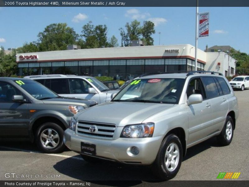 Millenium Silver Metallic / Ash Gray 2006 Toyota Highlander 4WD