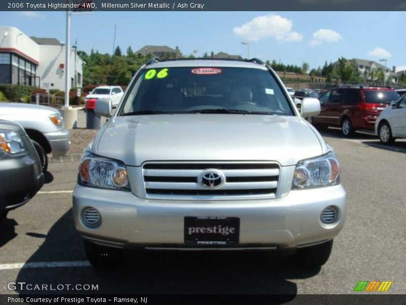 Millenium Silver Metallic / Ash Gray 2006 Toyota Highlander 4WD