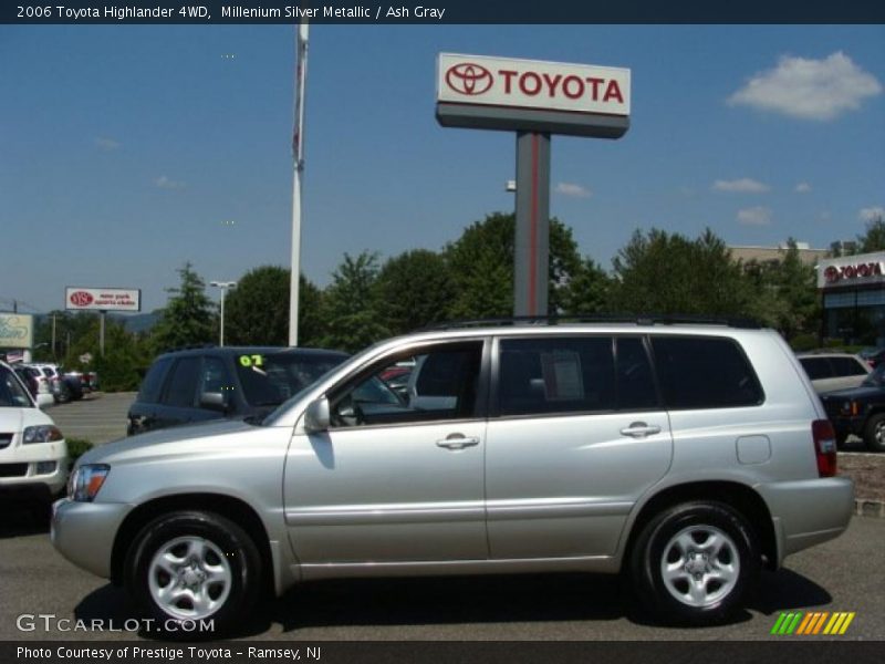 Millenium Silver Metallic / Ash Gray 2006 Toyota Highlander 4WD