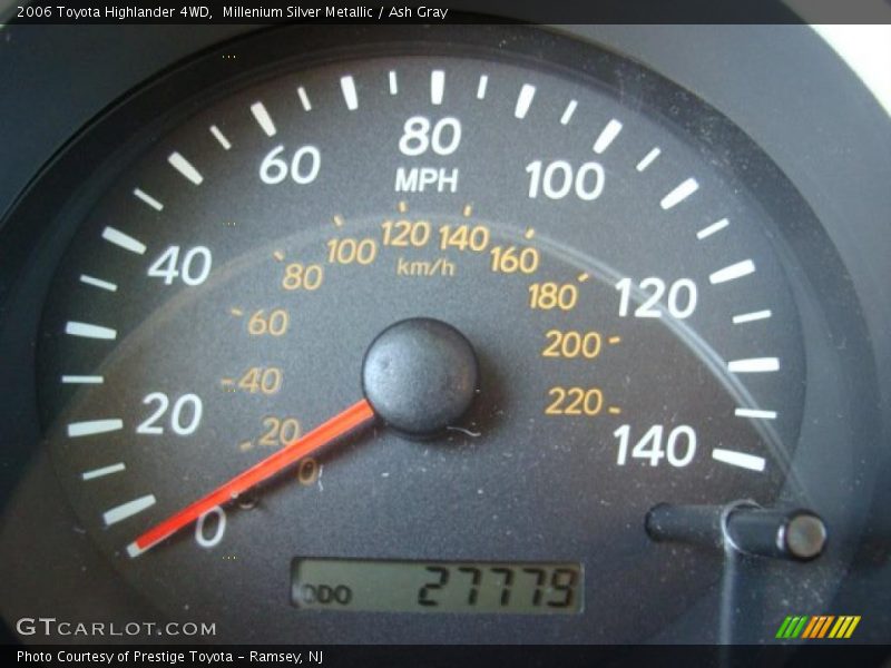 Millenium Silver Metallic / Ash Gray 2006 Toyota Highlander 4WD