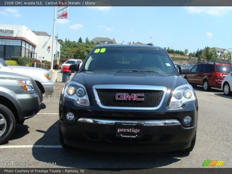 Carbon Black Metallic / Ebony 2008 GMC Acadia SLE