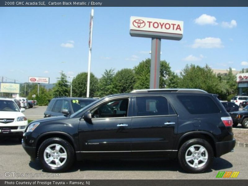 Carbon Black Metallic / Ebony 2008 GMC Acadia SLE