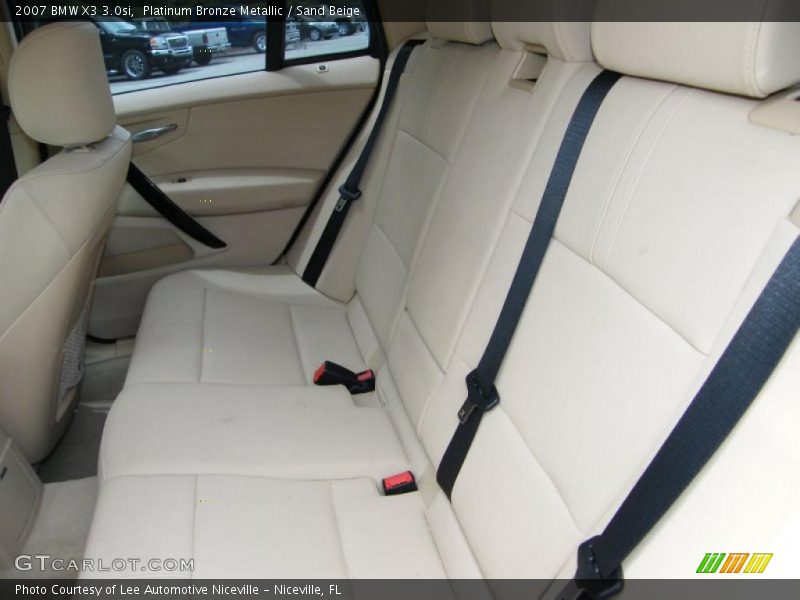 Platinum Bronze Metallic / Sand Beige 2007 BMW X3 3.0si