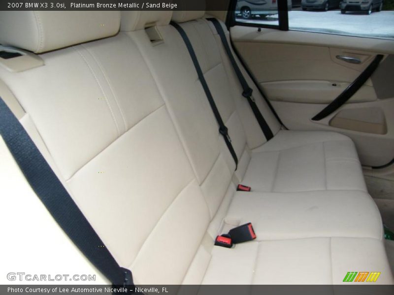 Platinum Bronze Metallic / Sand Beige 2007 BMW X3 3.0si