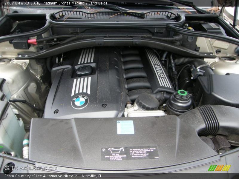 Platinum Bronze Metallic / Sand Beige 2007 BMW X3 3.0si