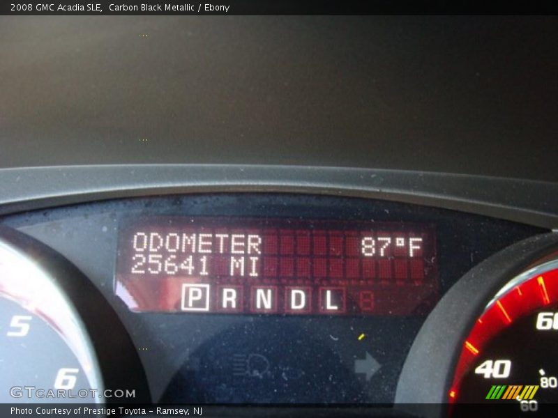 Carbon Black Metallic / Ebony 2008 GMC Acadia SLE