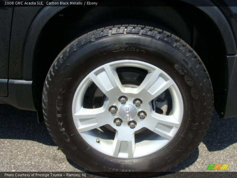 Carbon Black Metallic / Ebony 2008 GMC Acadia SLE
