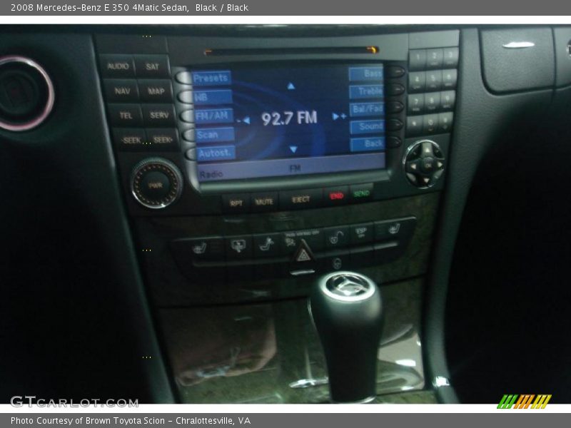 Black / Black 2008 Mercedes-Benz E 350 4Matic Sedan