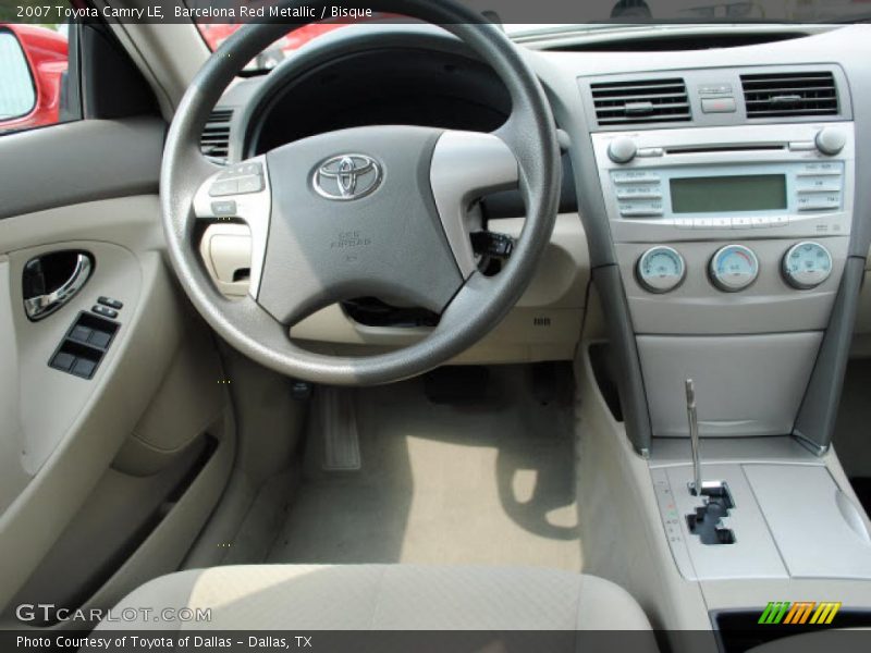Barcelona Red Metallic / Bisque 2007 Toyota Camry LE