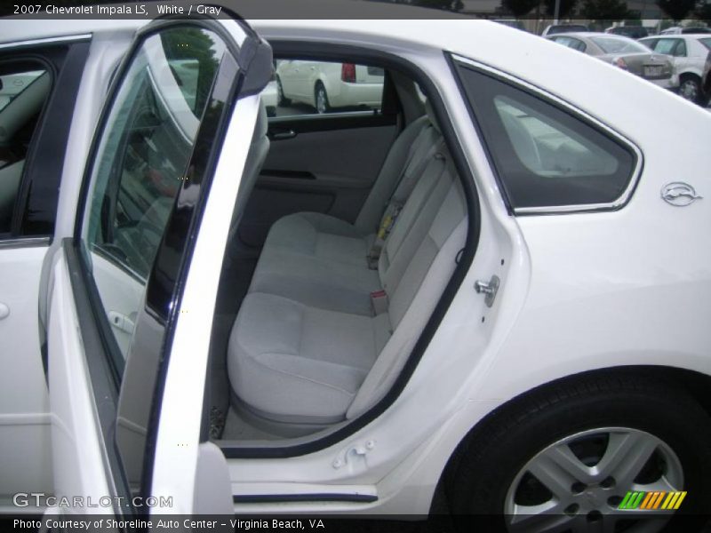 White / Gray 2007 Chevrolet Impala LS