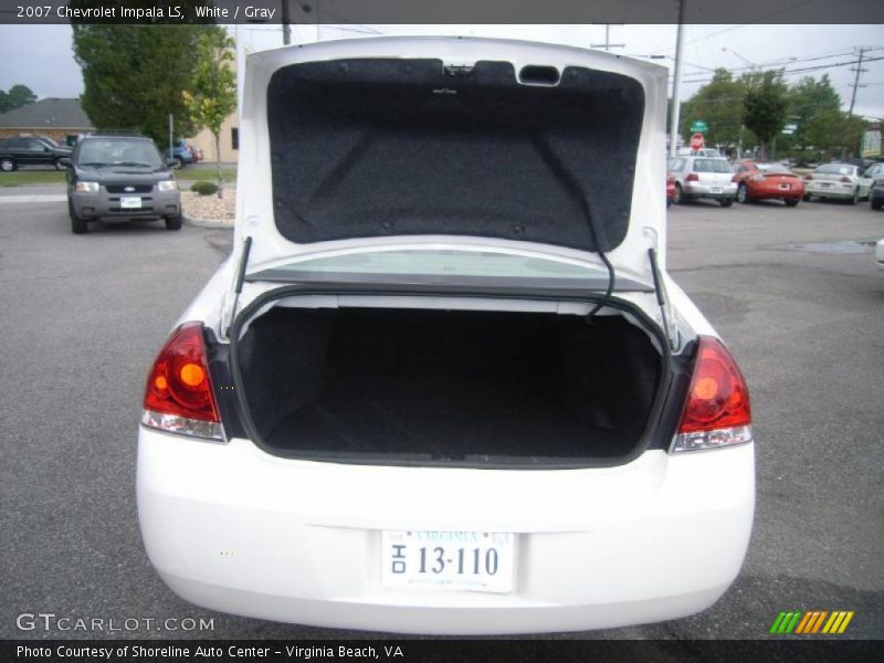 White / Gray 2007 Chevrolet Impala LS