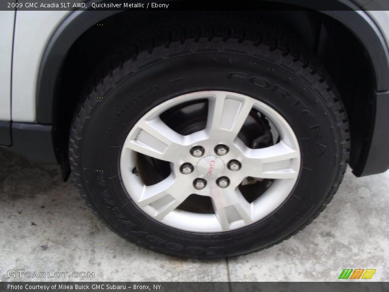 Quicksilver Metallic / Ebony 2009 GMC Acadia SLT AWD