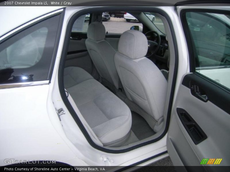 White / Gray 2007 Chevrolet Impala LS