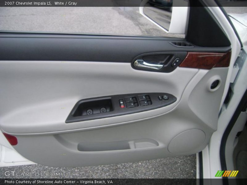 White / Gray 2007 Chevrolet Impala LS