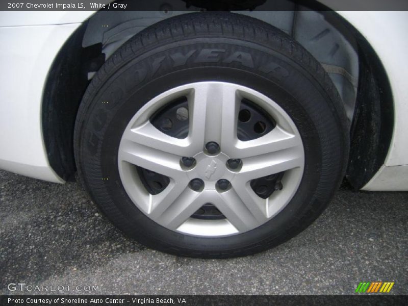 White / Gray 2007 Chevrolet Impala LS