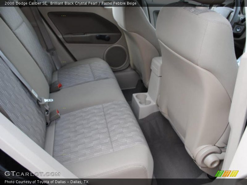 Brilliant Black Crystal Pearl / Pastel Pebble Beige 2008 Dodge Caliber SE