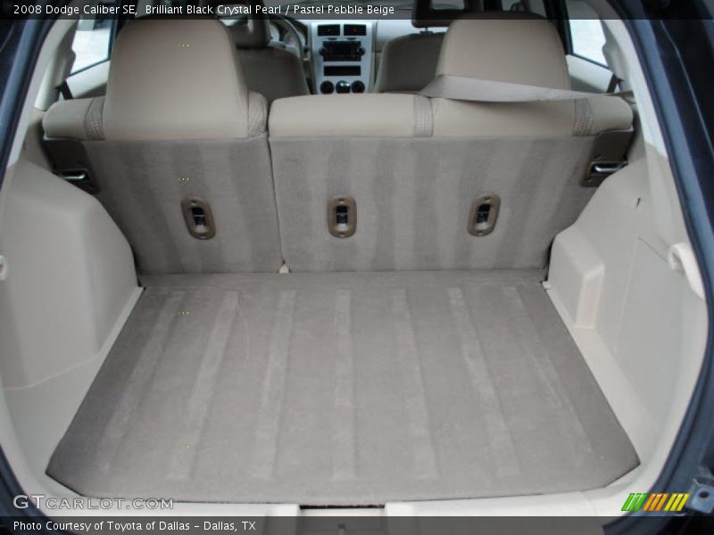 Brilliant Black Crystal Pearl / Pastel Pebble Beige 2008 Dodge Caliber SE