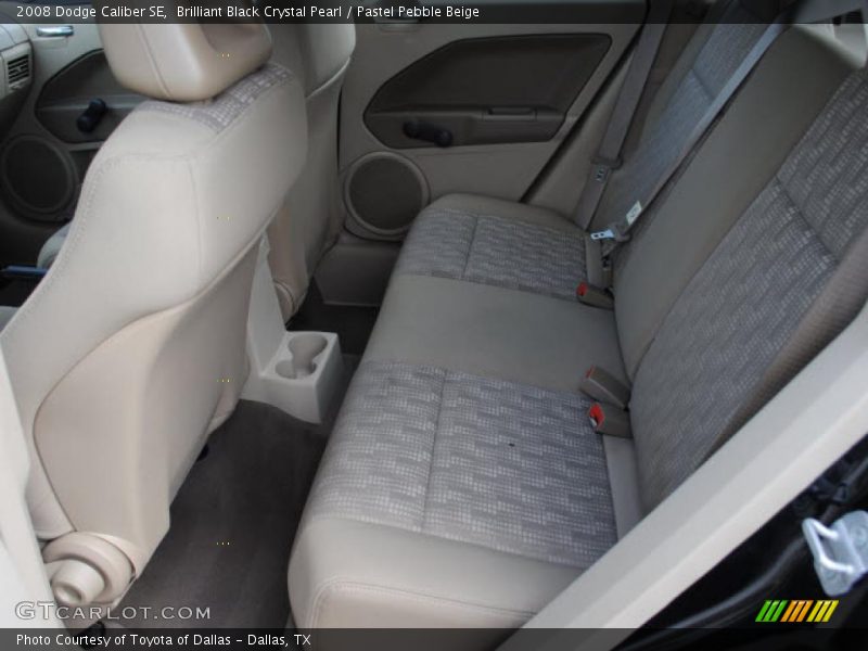 Brilliant Black Crystal Pearl / Pastel Pebble Beige 2008 Dodge Caliber SE