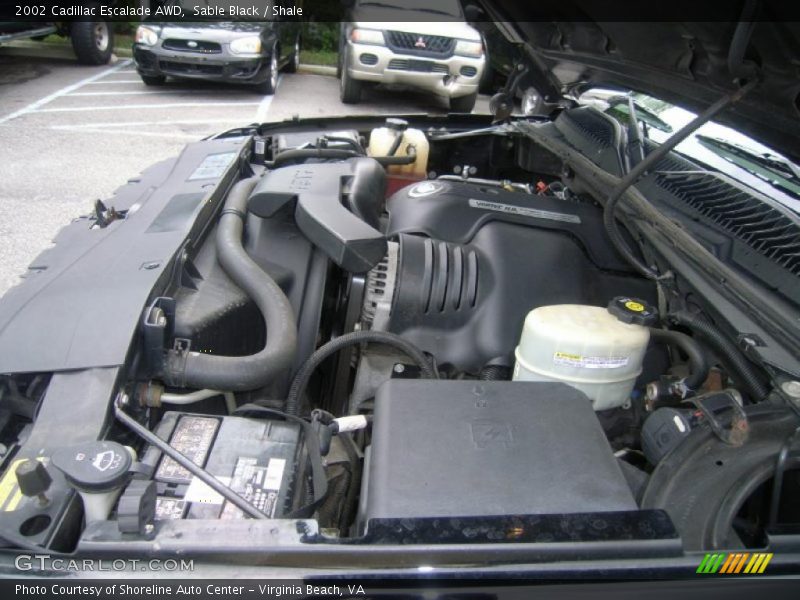 Sable Black / Shale 2002 Cadillac Escalade AWD