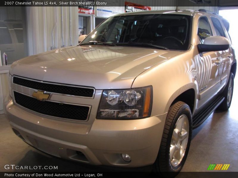 Silver Birch Metallic / Ebony 2007 Chevrolet Tahoe LS 4x4