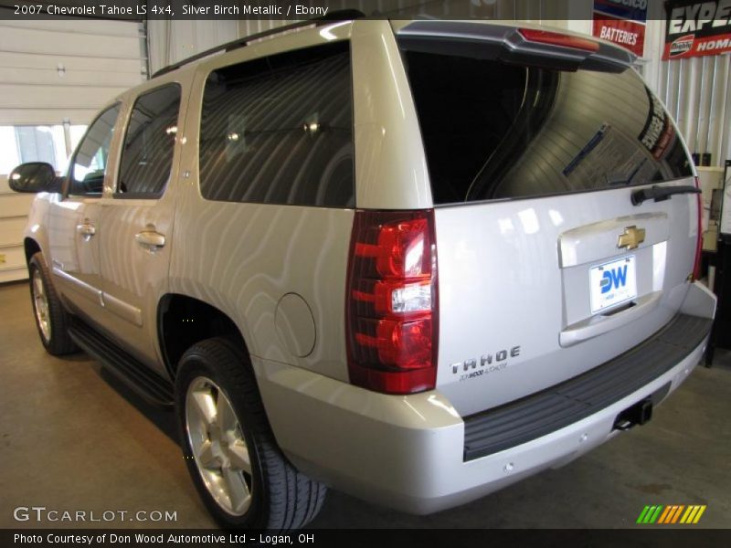 Silver Birch Metallic / Ebony 2007 Chevrolet Tahoe LS 4x4