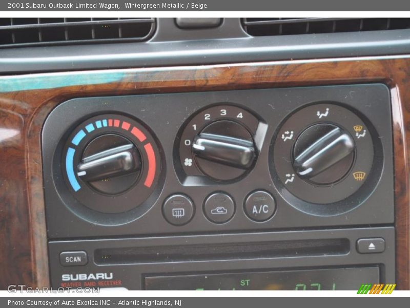 Wintergreen Metallic / Beige 2001 Subaru Outback Limited Wagon